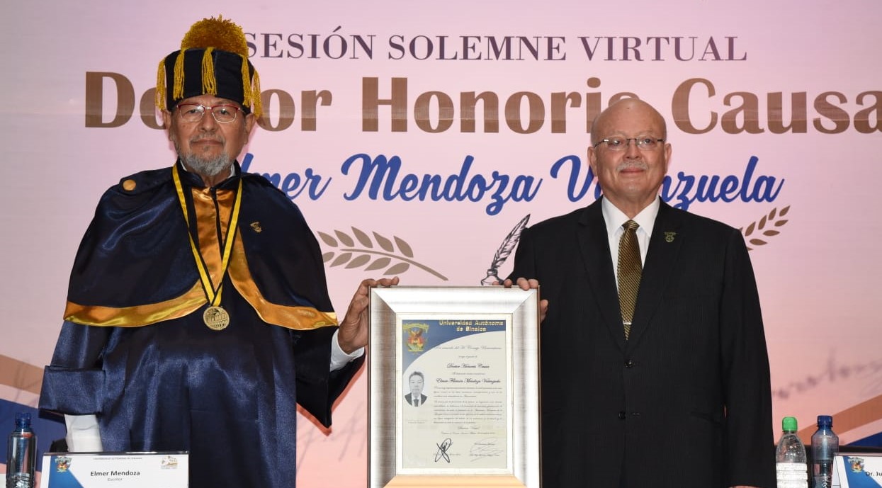 Distinción Doctor Honoris Causa a Élmer Mendoza (5)