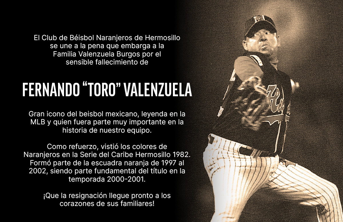 Esquela Fernando Valenzuela