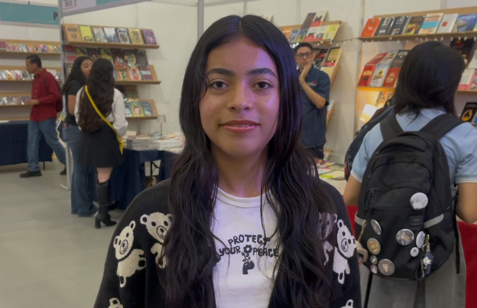 Miriam Amparo, estudiante