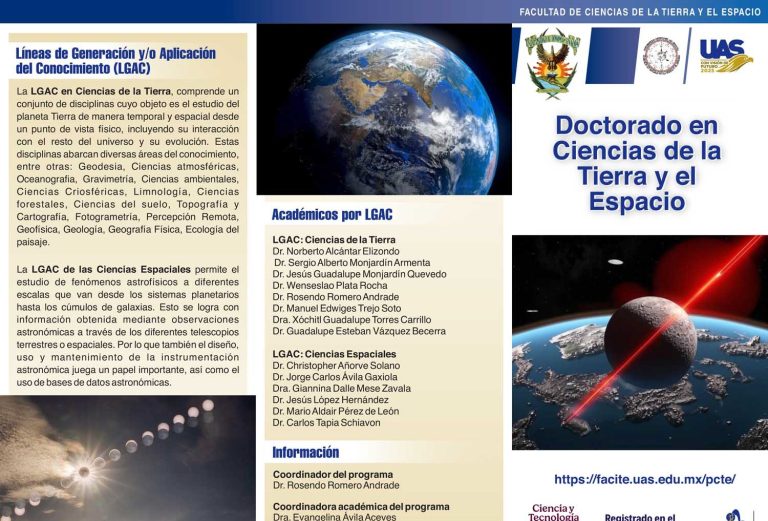 Tríptico Doctorado en Ciencias de la Tierra y el Espacio 2025.cdr