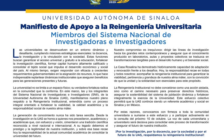 MANIFIESTO DE APOYO MIEMBROS SNII jpg